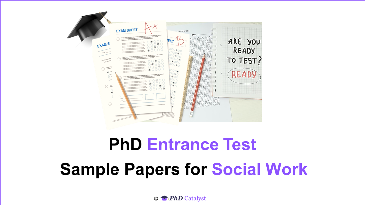 phd entrance sample papers social work